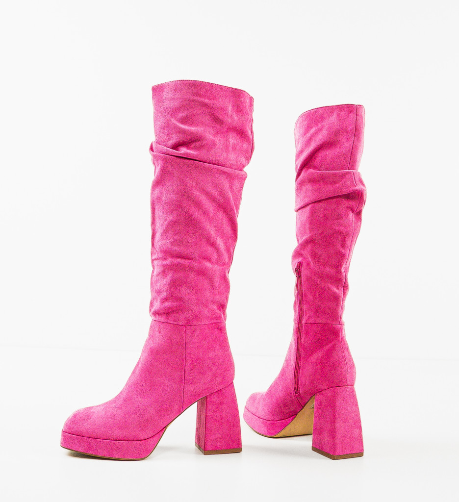 Cizme Sami Fuchsia - Eleganță și Stil Modern - imagine 5