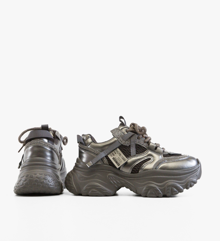 Sneakers Dama Careof Gri - Stil și Confort - imagine 2