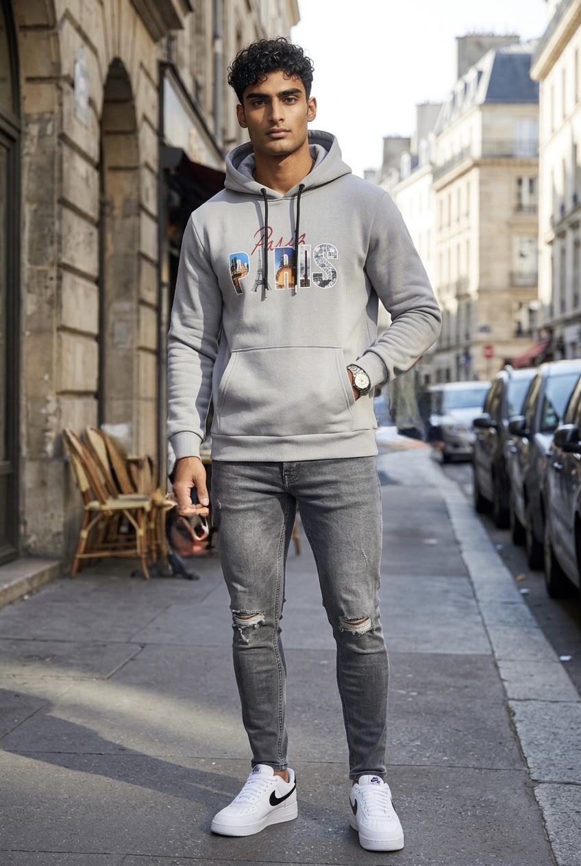 Hanorac barbati slim fit 13511  M3-2