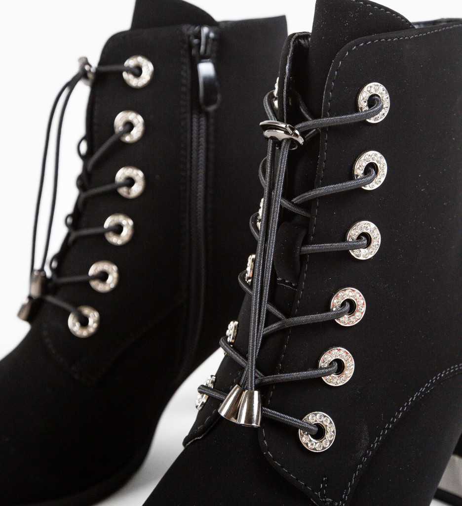 Botine Dama Thea Negre | Stil și Confort - imagine 8