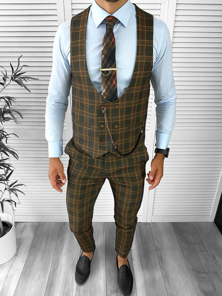 Pantaloni Barbati Eleganti in Carouri