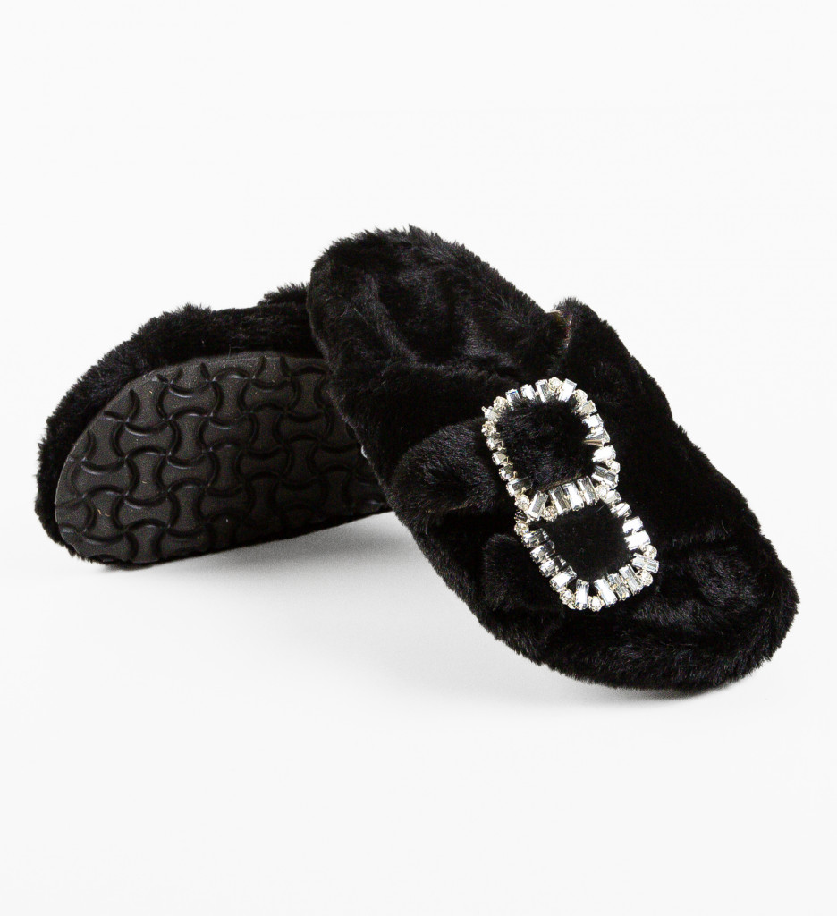 Papuci Dama Akasa Negri | Confort și Eleganță - imagine 7