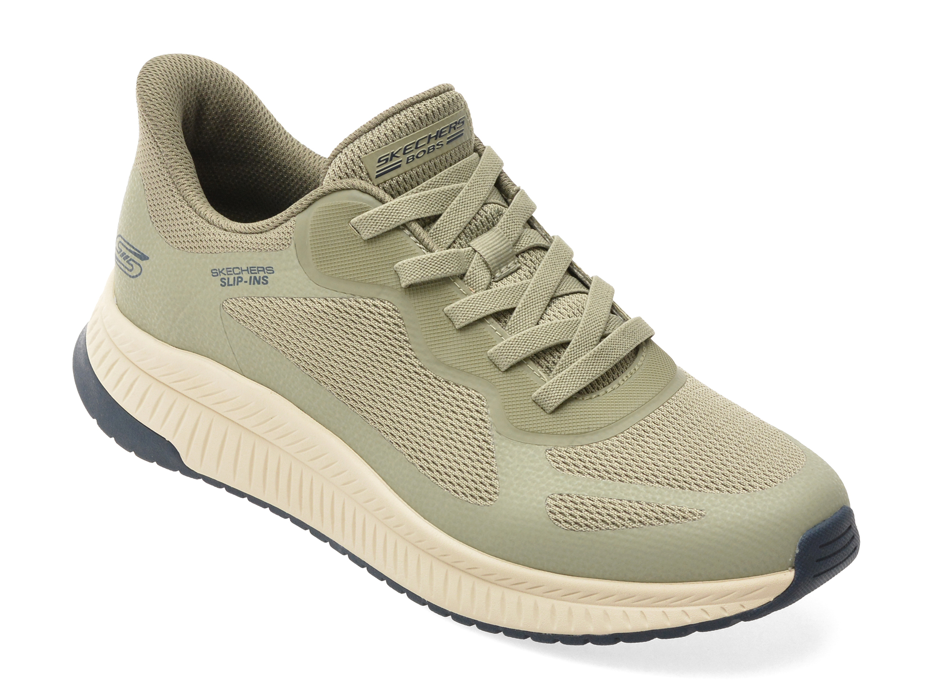 Pantofi Sport Skechers Bobs Squad 4 Kaki Barbati