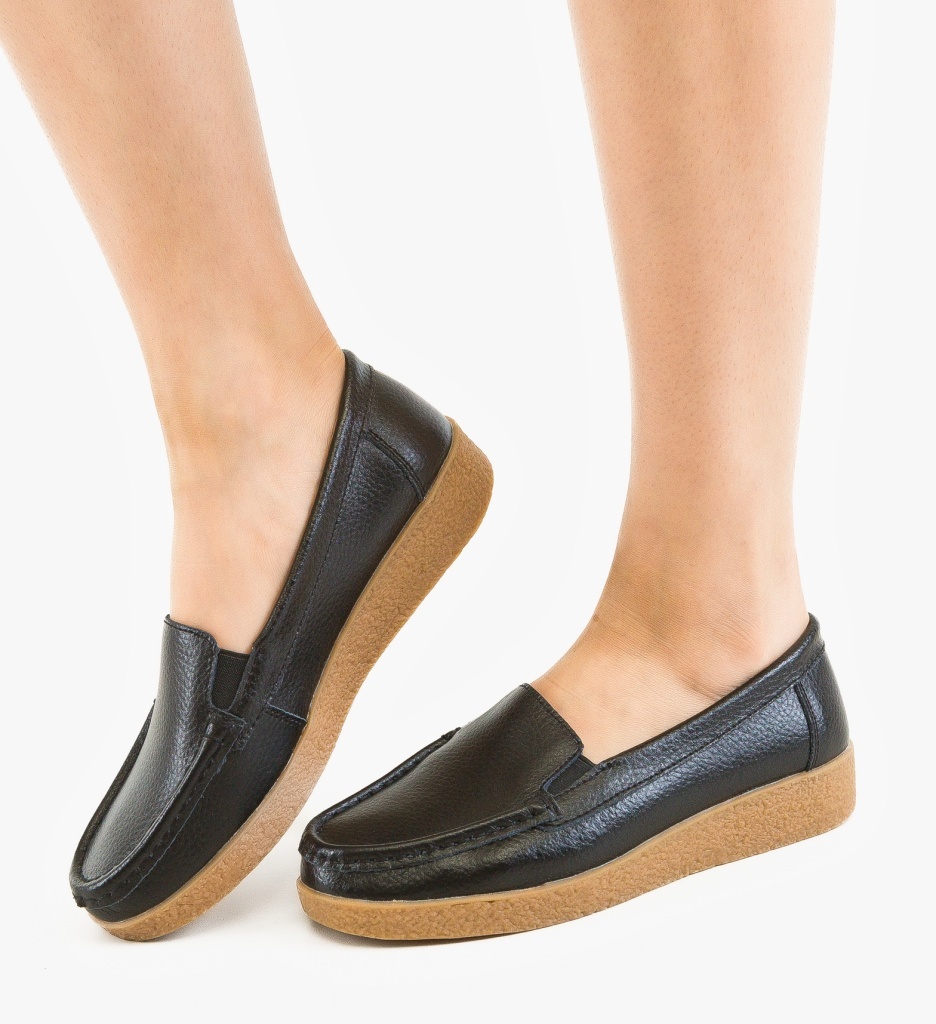 Pantofi Casual Cuzco Negri – Confort și Stil - imagine 3