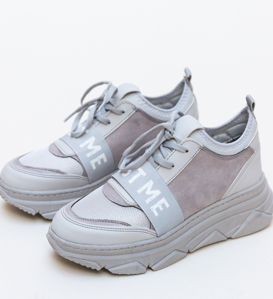 Pantofi Sport Calot Gri - Confort și Stil - imagine 5