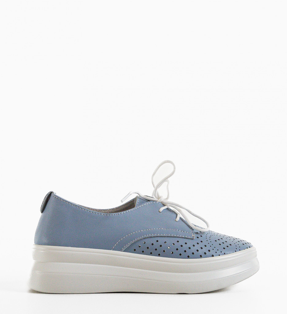 Pantofi Casual Alannah Albastri - Confort și Stil - imagine 2
