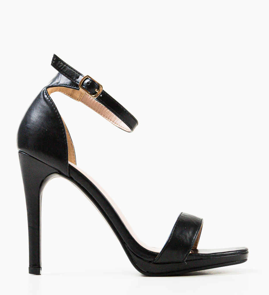 Sandale Caesonia Negre | Eleganță și Stil - imagine 2