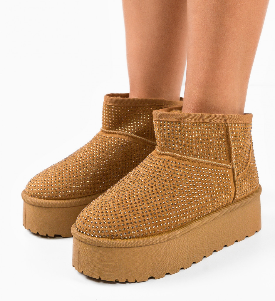 Cizme Ug Dama Oliv Camel | Confort și Stil - imagine 5