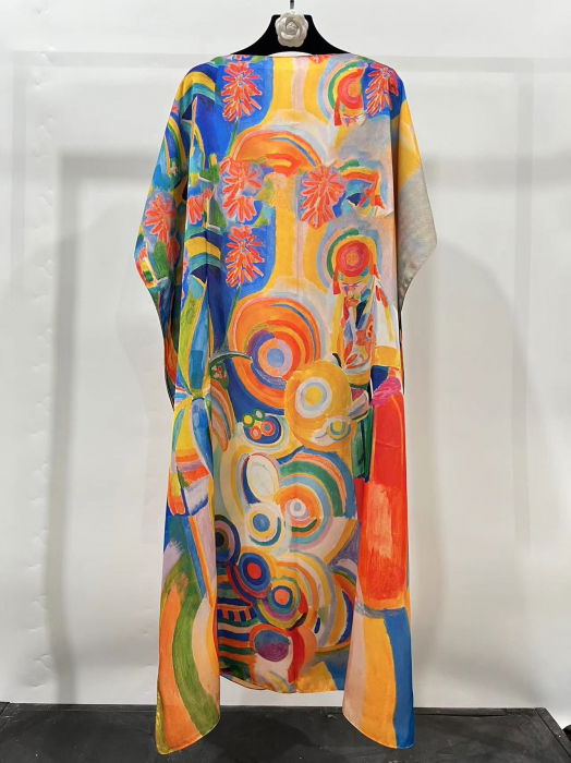 Rochie Poncho Plajă Mătase Shopika | Stil & Confort
