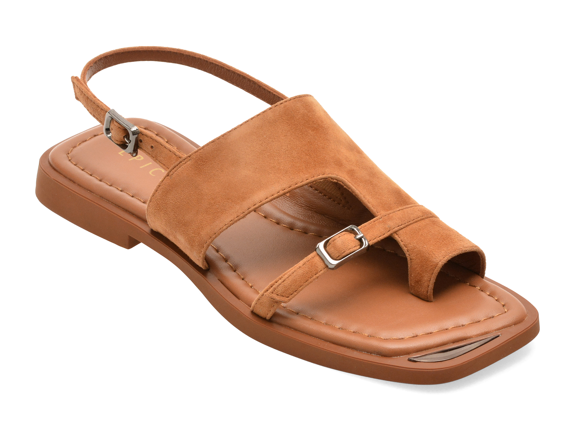 Sandale EPICA D672 Maro Piele Intoarsă