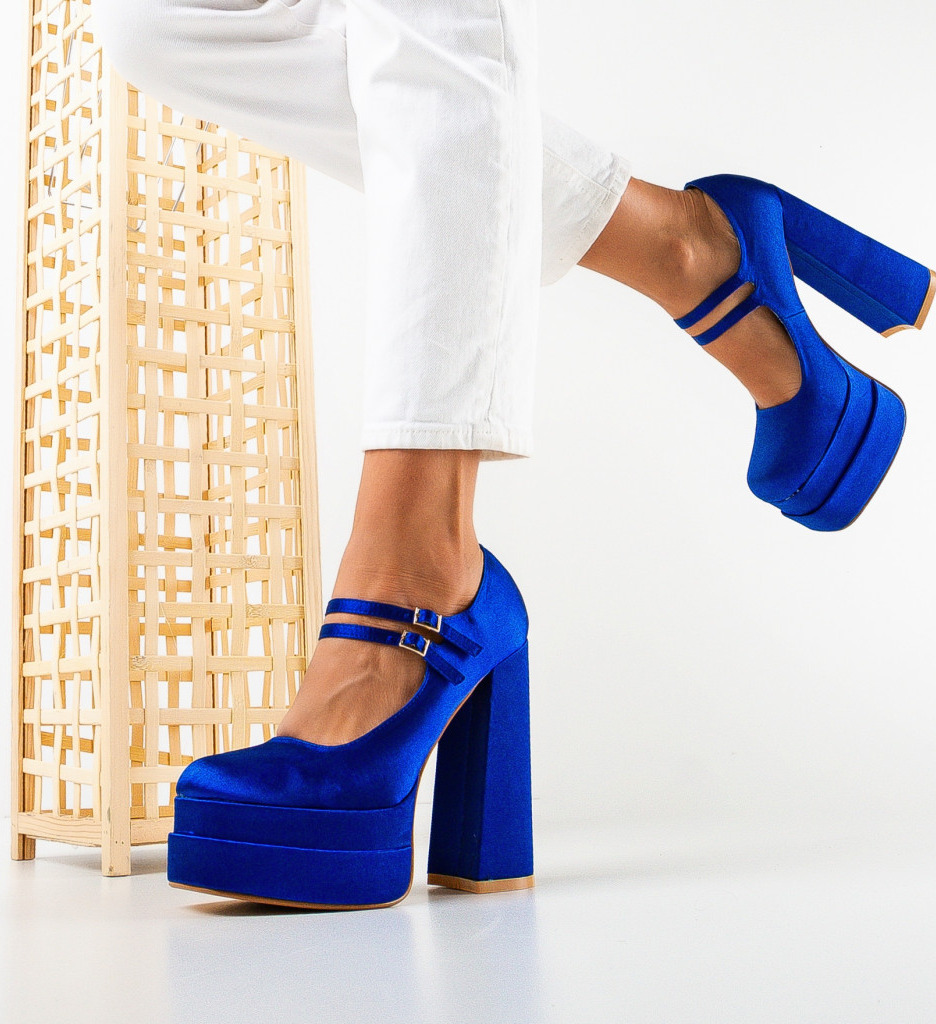 Pantofi Dama Rivera Albastri | Eleganță Asigurată