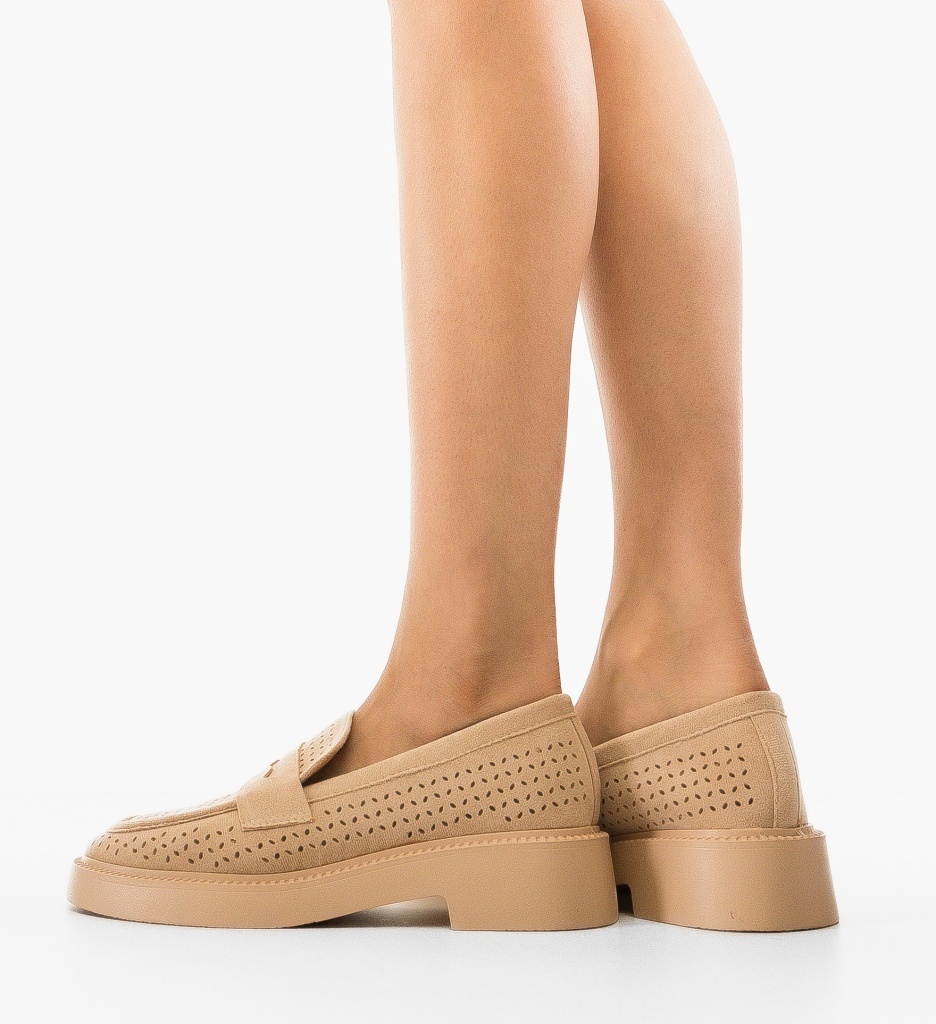 Pantofi Casual Rehid Bej - Confort și Stil - imagine 2