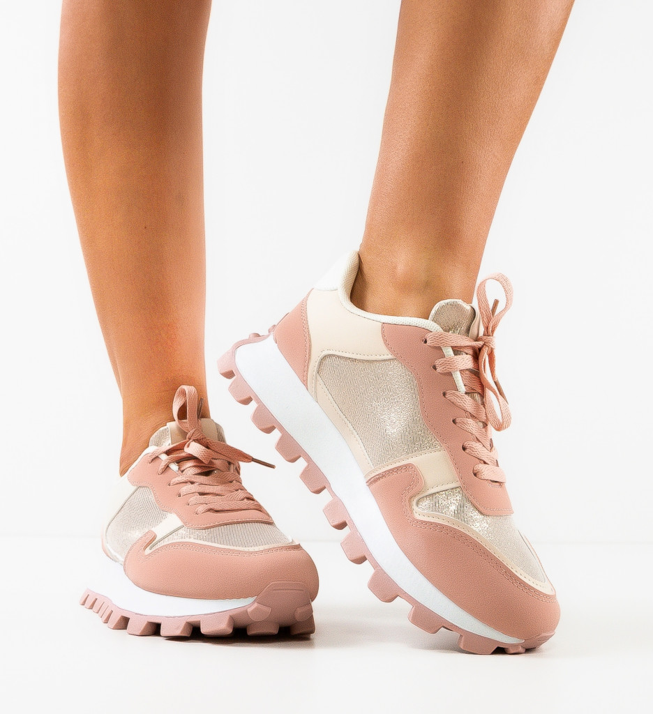 Sneakers Dama Roz Riya - Confort si Stil Urban - imagine 3
