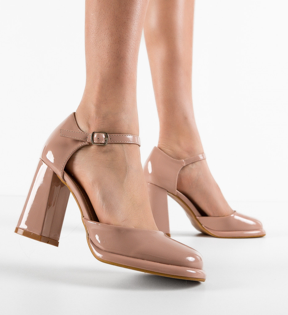 Pantofi Cain Nude | Eleganță și Versatilitate - imagine 3