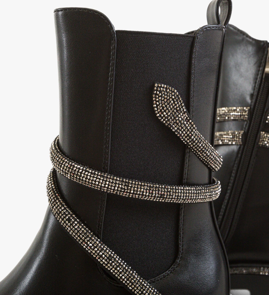 Ghete Dama Jon Negre | Depurtat - Stil Urban - imagine 3
