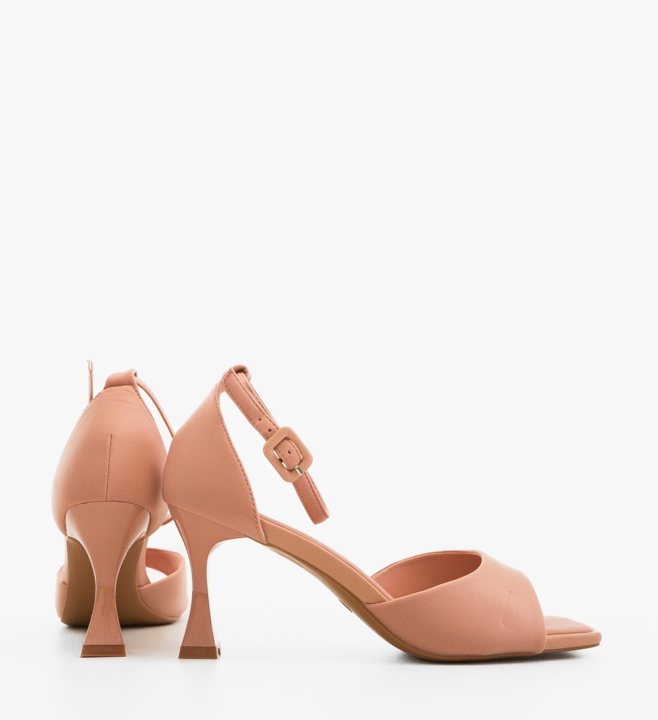 Sandale cu toc Gayt Roz - Eleganță și Stil - imagine 3