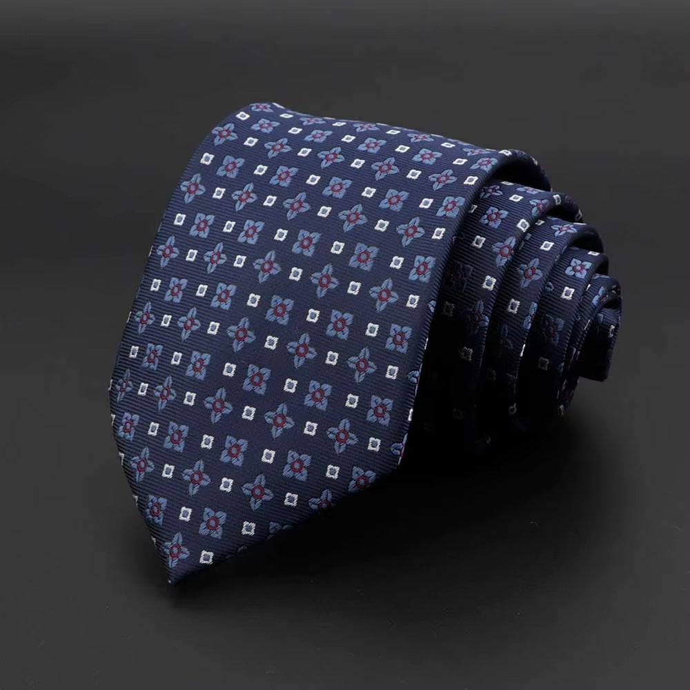 Cravată Elegantă Picadili Albastru Floral