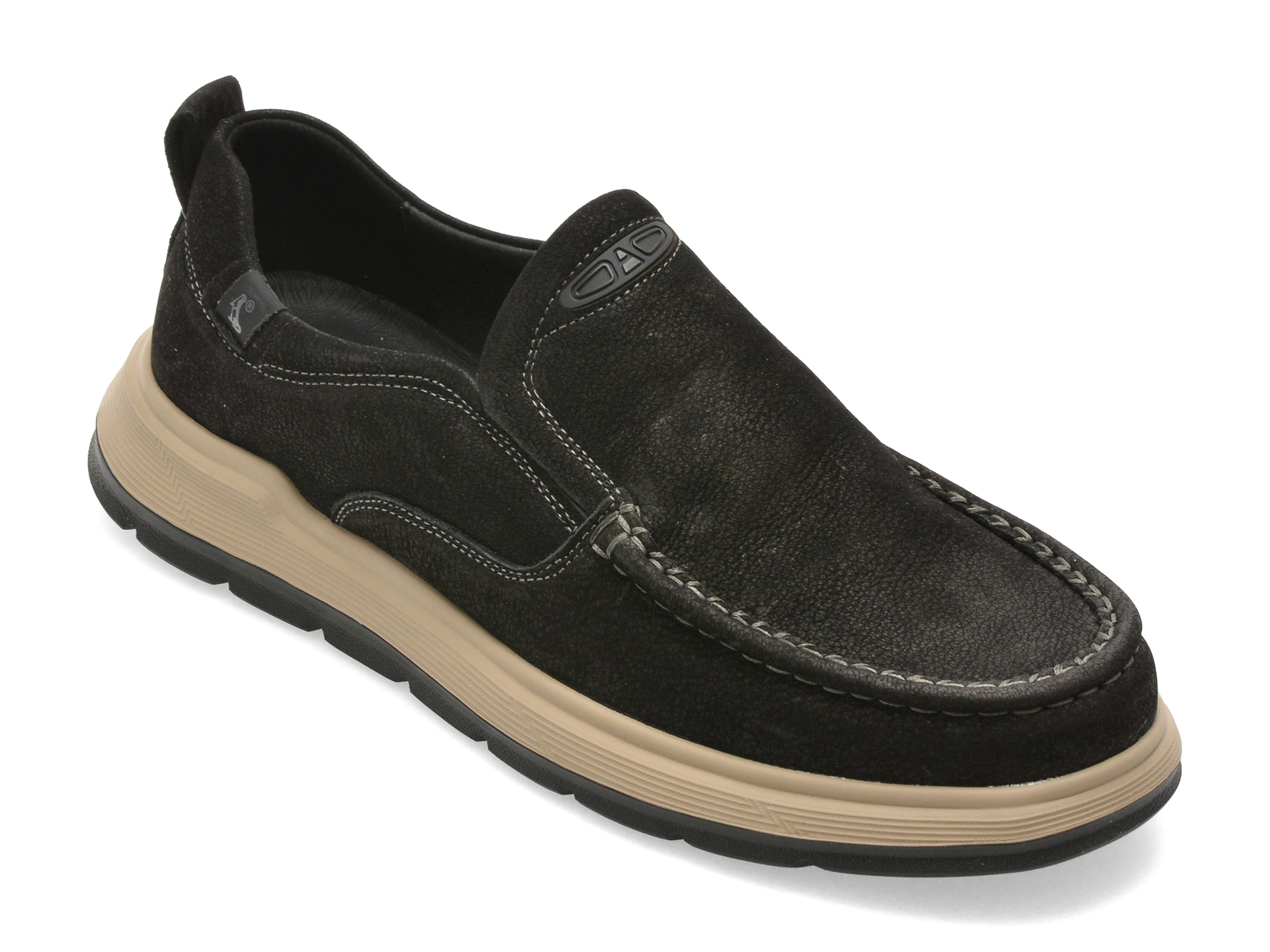 Mocasini OTTER negri din piele naturală | Eleganță masculină