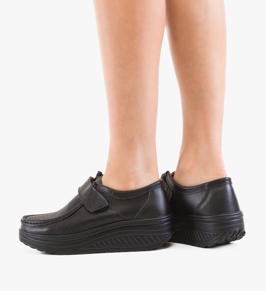 Pantofi Casual Utre Negri - Confort și Stil Zilnic - imagine 3