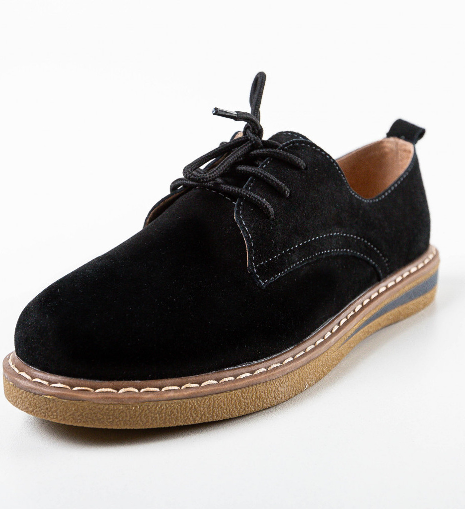 Pantofi Casual Romena Negri - Confort și Stil - imagine 7