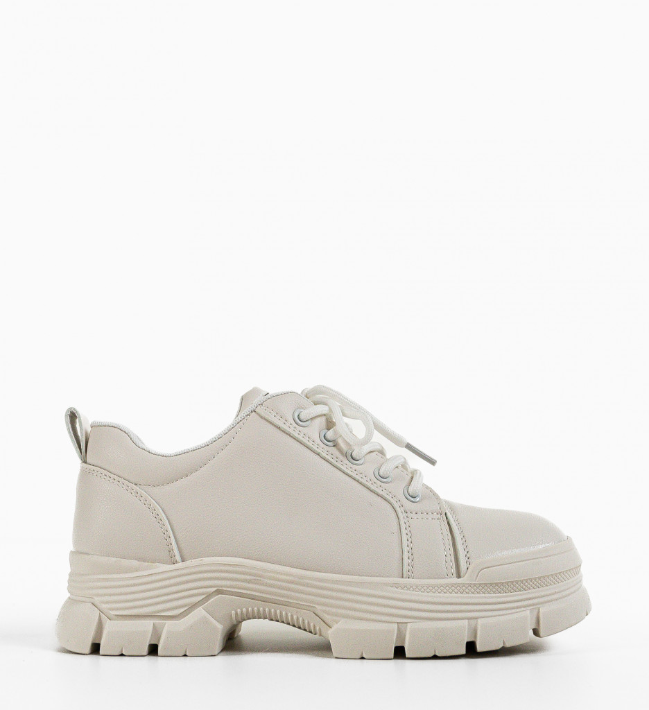 Pantofi Casual Tillie Albi - Confort și Stil - imagine 4