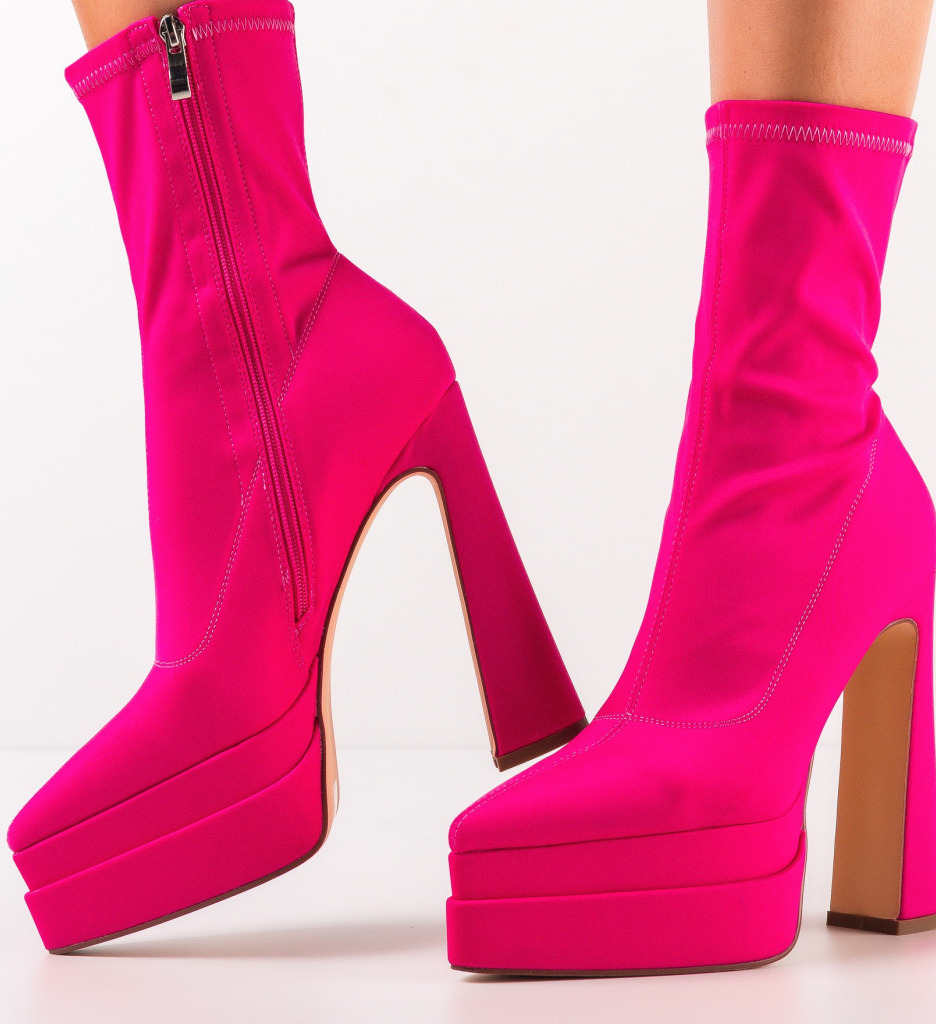 Botine Dama Grab Roz | Stil și Confort