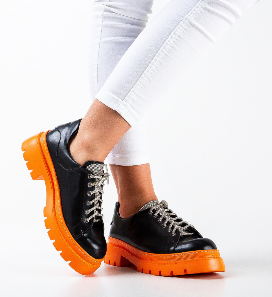 Pantofi Casual Dama Negri - Confort Stilat - imagine 2