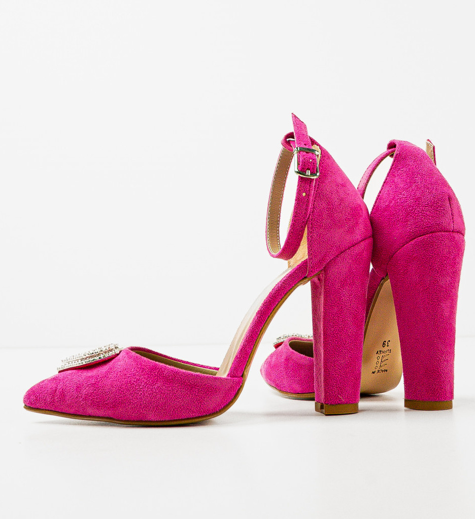 Pantofi dama Vyvyma Roz - Eleganță și Stil - imagine 7
