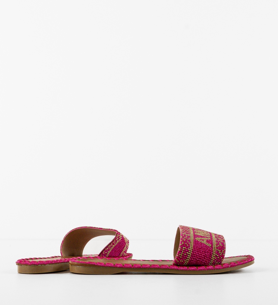 Papuci Dama Ramses Fuchsia | Confort și Stil - imagine 3