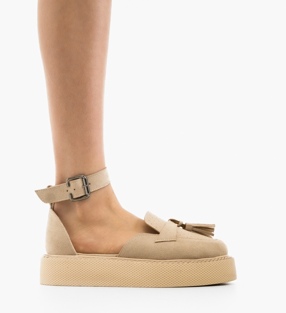 Pantofi Casual Kastor Bej - Confort și Stil - imagine 5