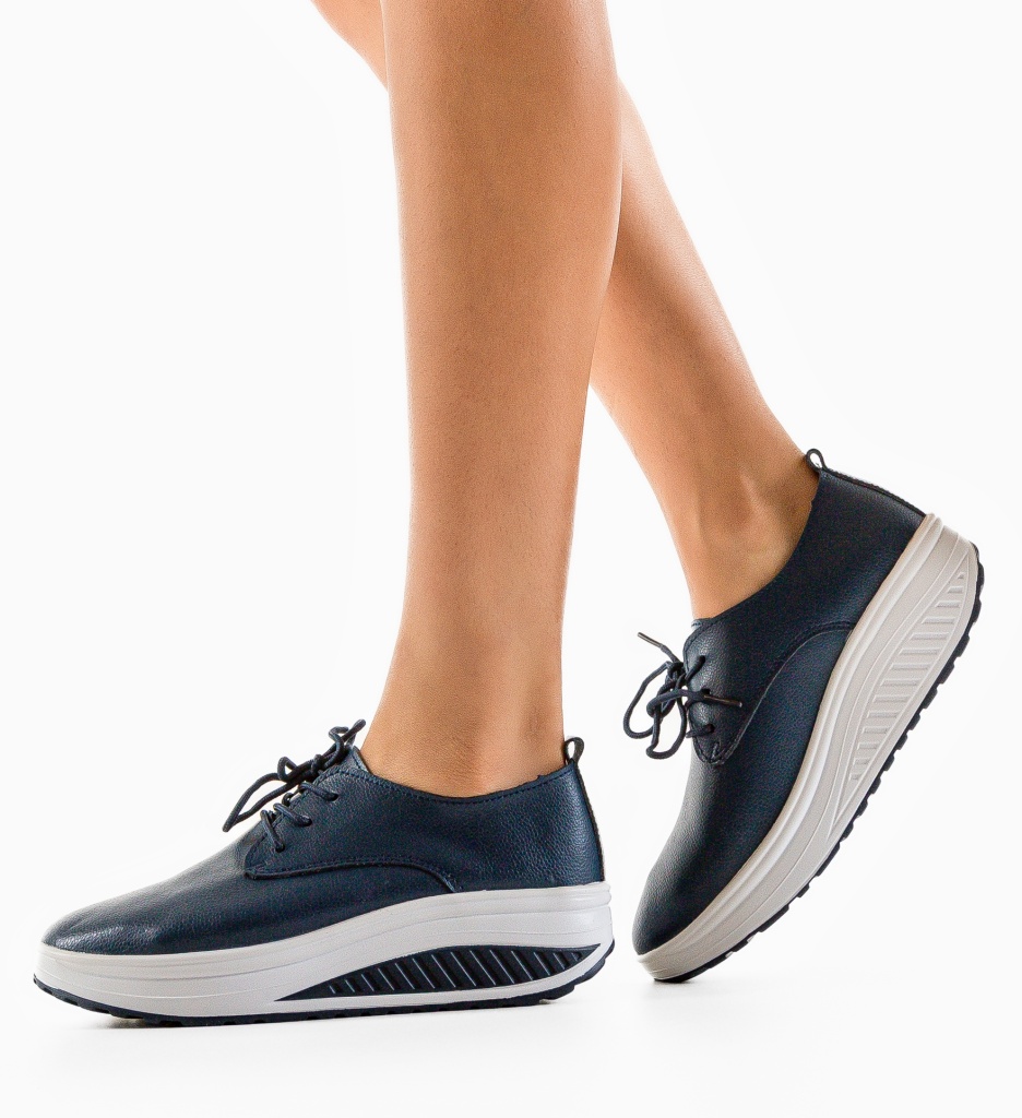 Pantofi Casual Kleak Bleumarin - Confort Stilat - imagine 2