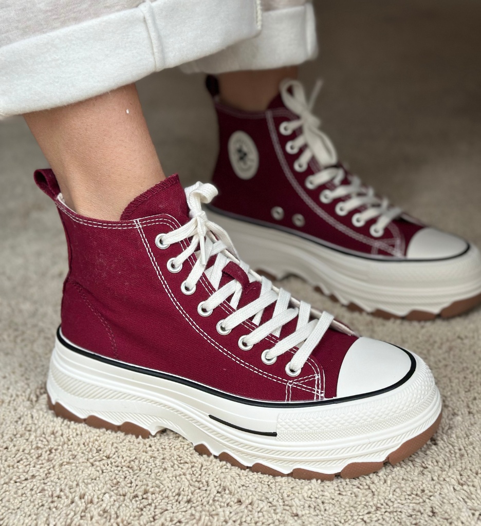 Sneakers Dama Puss Grena - Confort și Stil - imagine 8