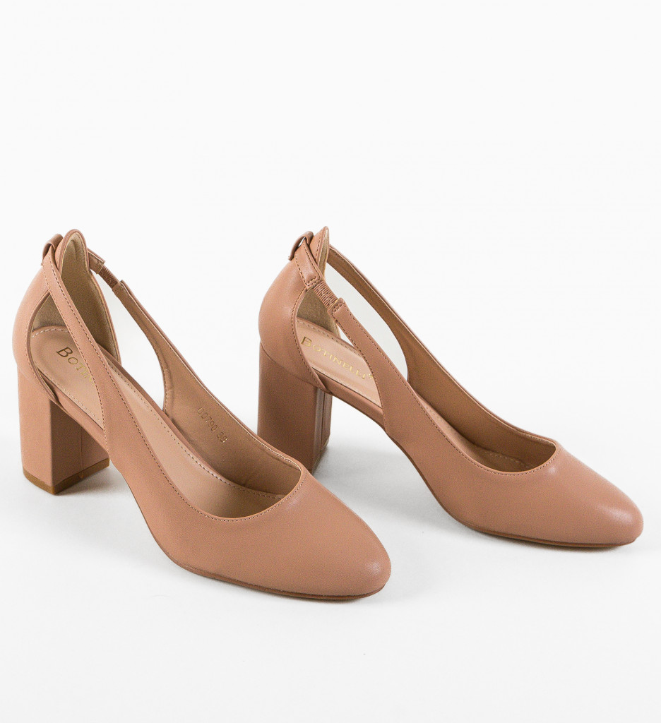 Pantofi Toc Adriama Bej | Eleganță și Stil - imagine 6