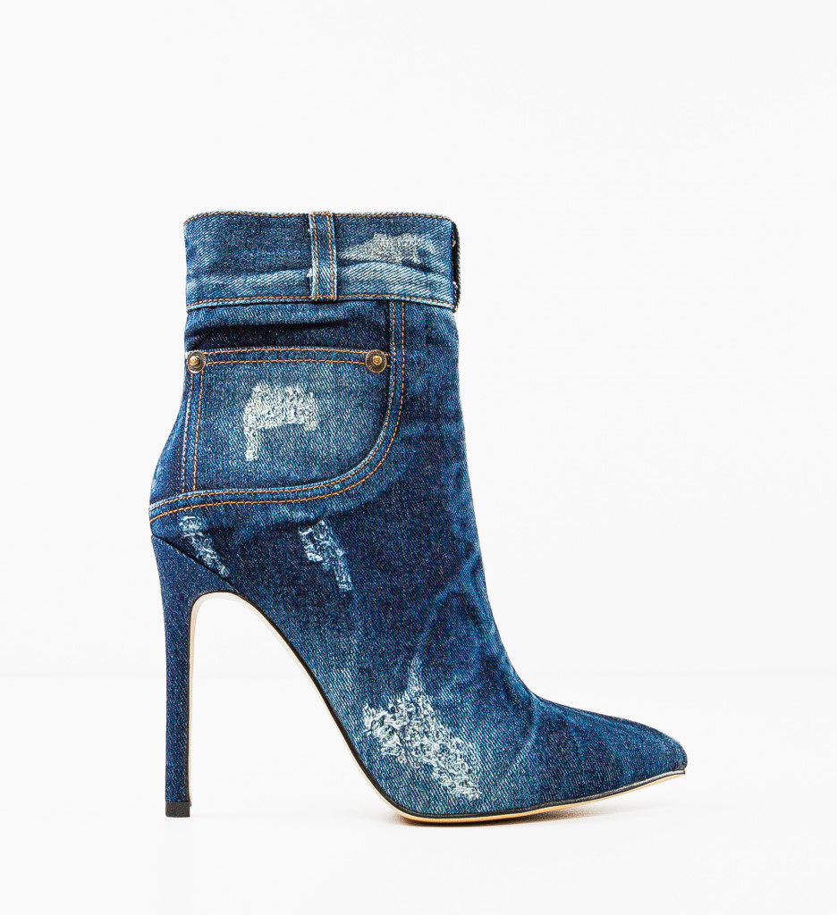 Botine Byron Albastre - Eleganță și Confort - imagine 5