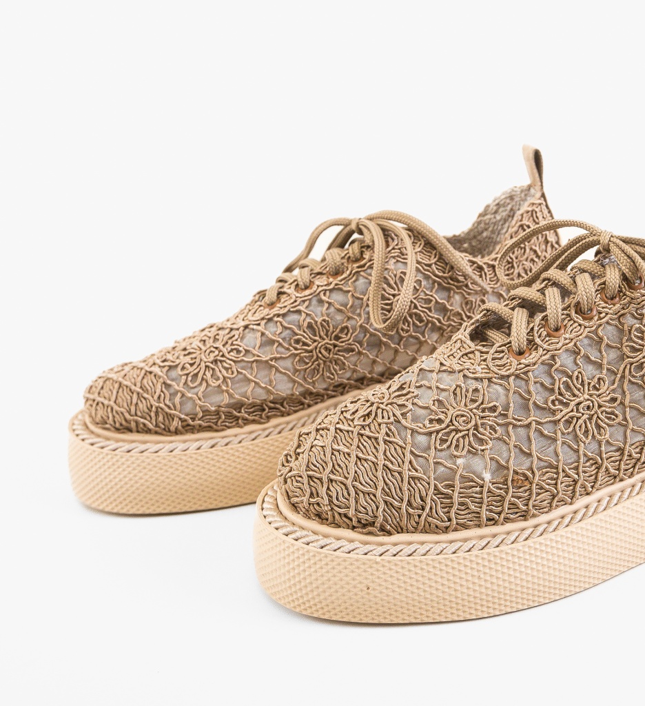 Pantofi Ystory Khaki - Confort și Eleganță Casual - imagine 5