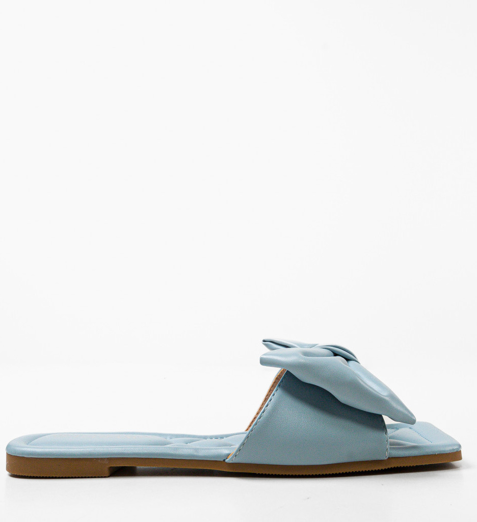 Papuci Brigitte Albastri - Confort & Stil - imagine 5