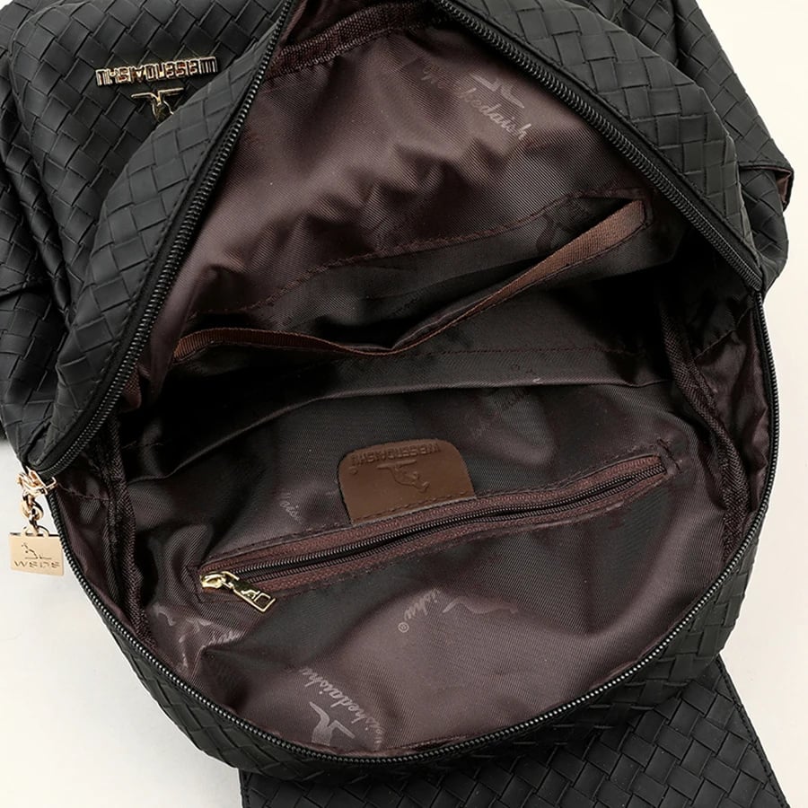 Rucsac Dama Delis Shoshana, Negru Elegant - imagine 5