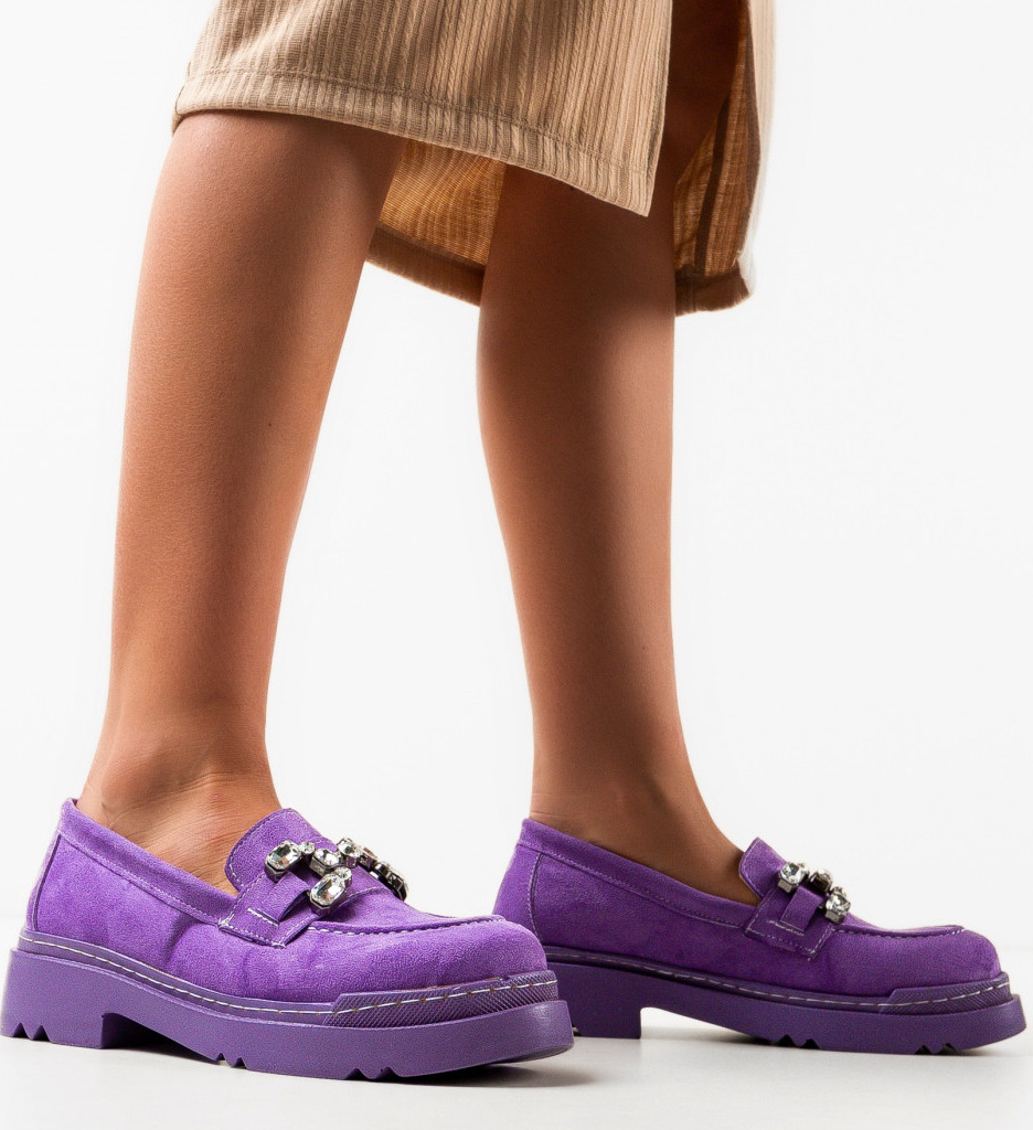 Pantofi Casual Maraya Mov - Confort și Stil Zilnic - imagine 2