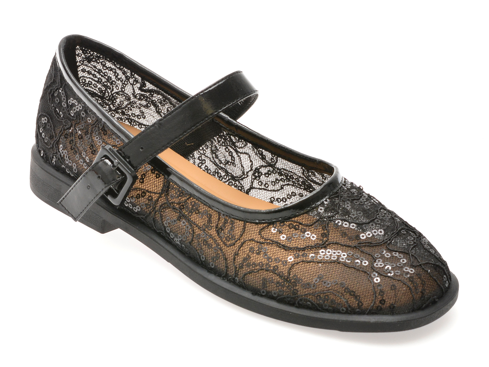 Balerini Epica negri eleganți V732G26