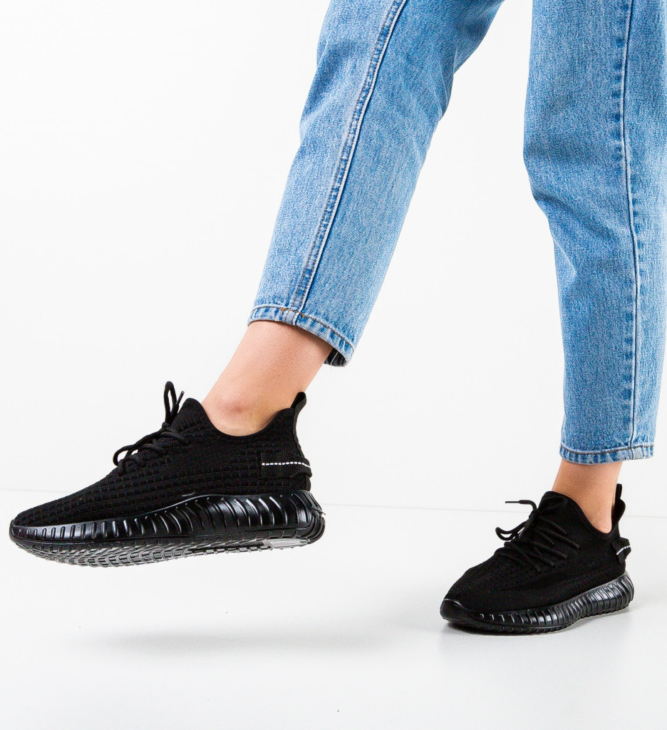 Sneakers Dama Lennon Negri | Confort și Stil - imagine 2