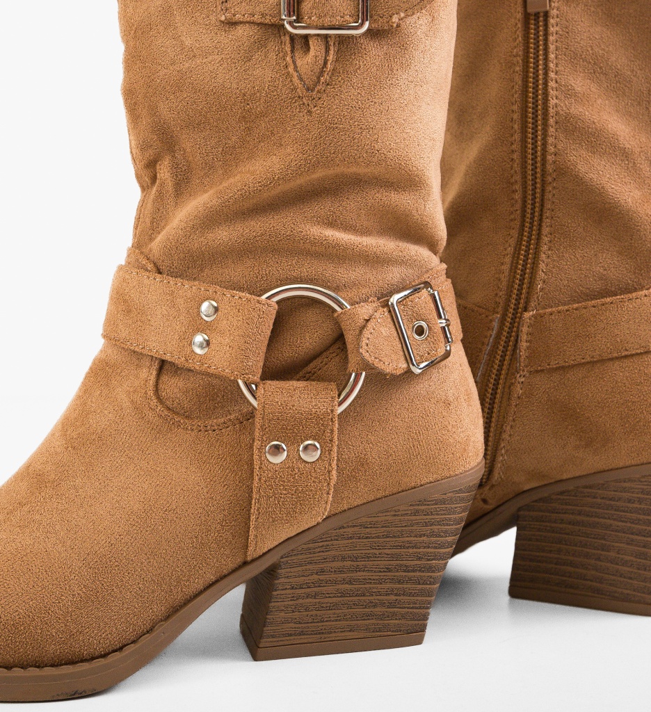 Botine Dama Edwin Khaki | Stil și Confort - imagine 3