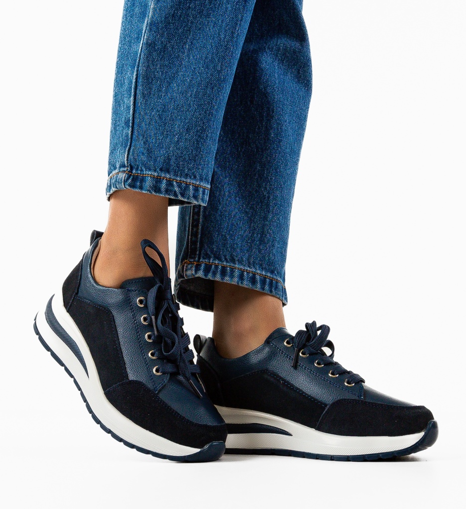 Sneakers Likolas Bleumarin - Confort Sport