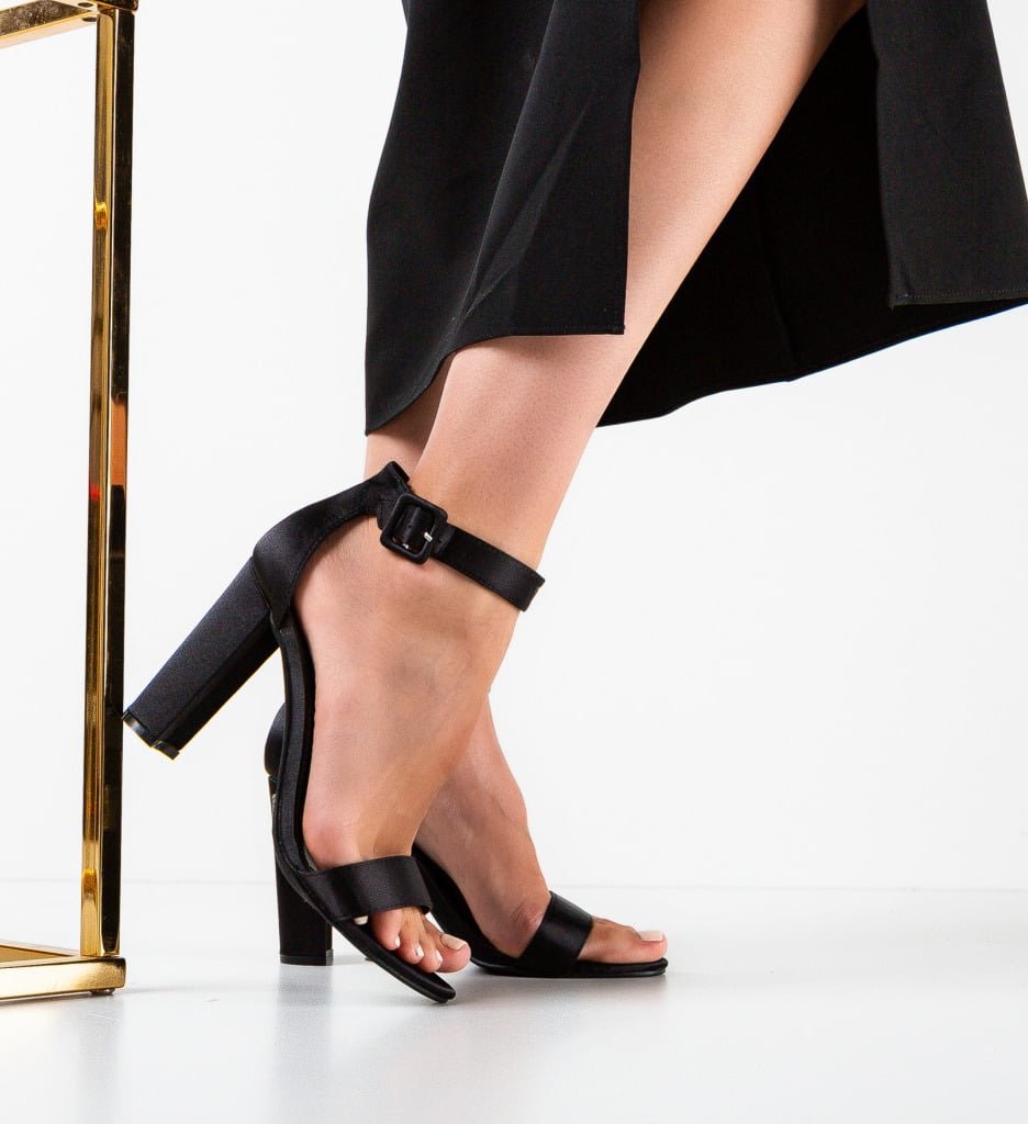 Sandale cu toc Shipka Negre - Eleganță maximă - imagine 3
