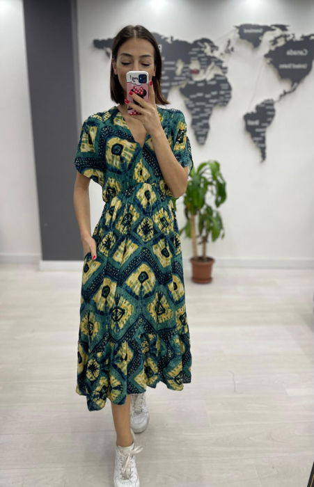 Rochie Midi Bumbac Vale Woman | Stil & Confort