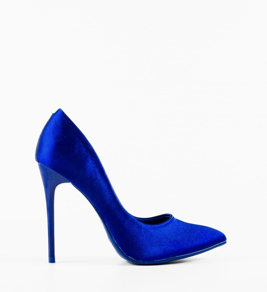 Pantofi Rodney Albastri | Toc Elegant pentru Ocazii - imagine 5