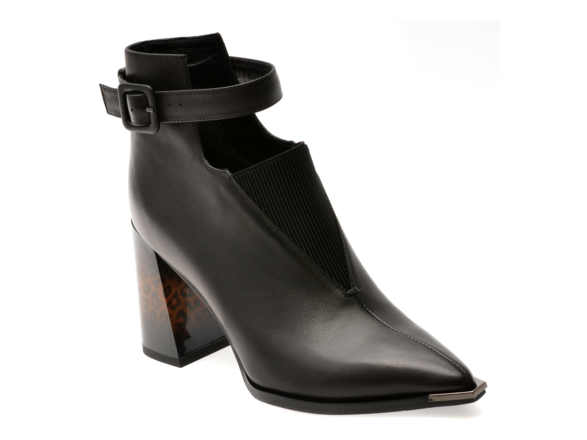 Botine Epica Negre din Piele Naturală
