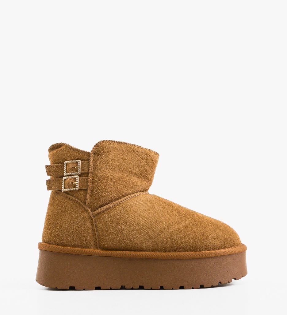 Cizme Ug Tieme Camel Depurtat - Confort & Stil - imagine 6