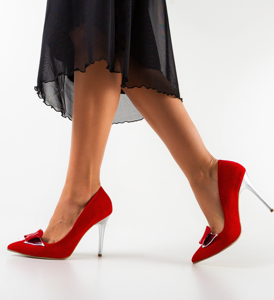 Pantofi Palas Rosii | Eleganță și Stil Feminin - imagine 3