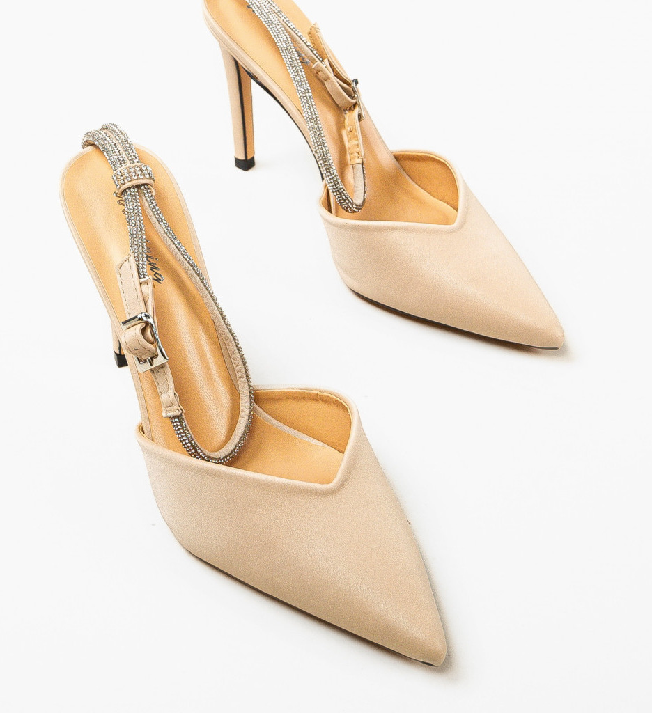 Pantofi Dama Lakeshi Bej | Eleganță și Stil - imagine 6