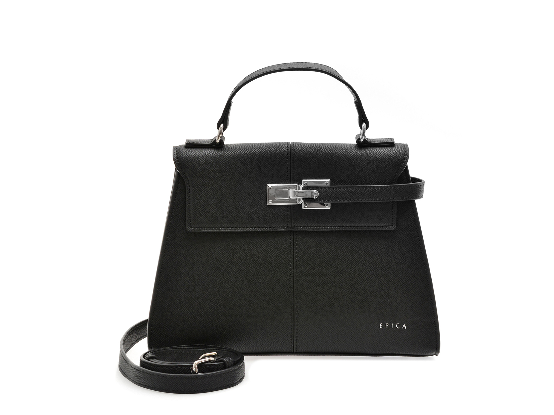 Geanta Epica Neagra | Eleganta Piele Eco